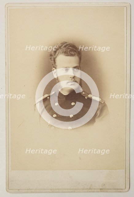 Portrait of Grand Duke Alexei Alexandrovich of Russia (1850-1908), 1870s.