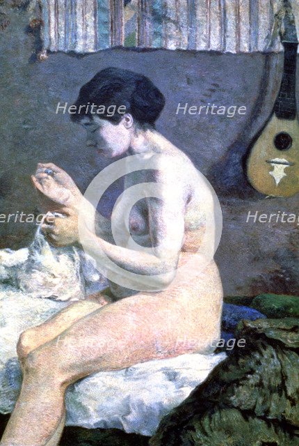 'Study of a Nude', 1880. Artist: Paul Gauguin