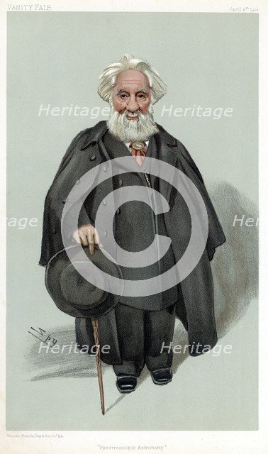 William Huggins, British astronomer and spectroscopist, 1903. Artist: Spy