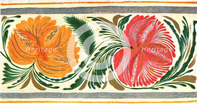 Floral design, Ukraine, 1925, (1928). Creator: Unknown.
