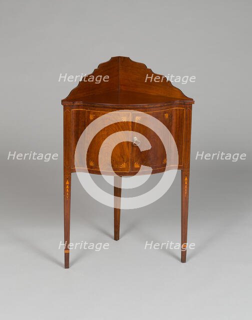 Corner Basin Stand, 1790/1800. Creator: Unknown.