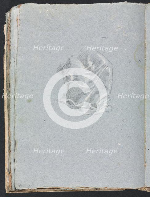 Verona Sketchbook: Drapery study (page 94), 1760. Creator: Francesco Lorenzi (Italian, 1723-1787).