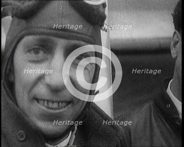 Lieutenant Noel Davis and Lieutenant Stanton Hall Wooster, 1927. Creator: British Pathe Ltd.