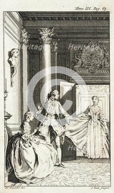 Illustration from Tom Jones, published 1750. Creator: Jan Punt.