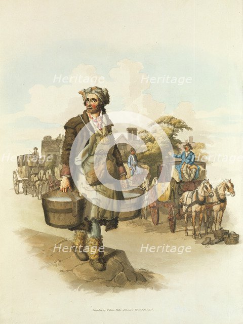 Water carrier, 1808. Artist: William Henry Pyne