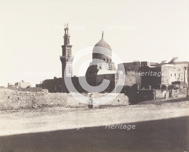 Le Kaire, Mosquée Nâcéryeh, 1851-52, printed 1853-54. Creator: Félix Teynard.