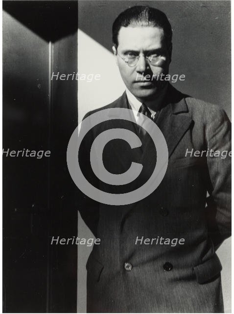 Self-Portrait, 1926. Creator: Moholy-Nagy, Laszlo (1895-1946).