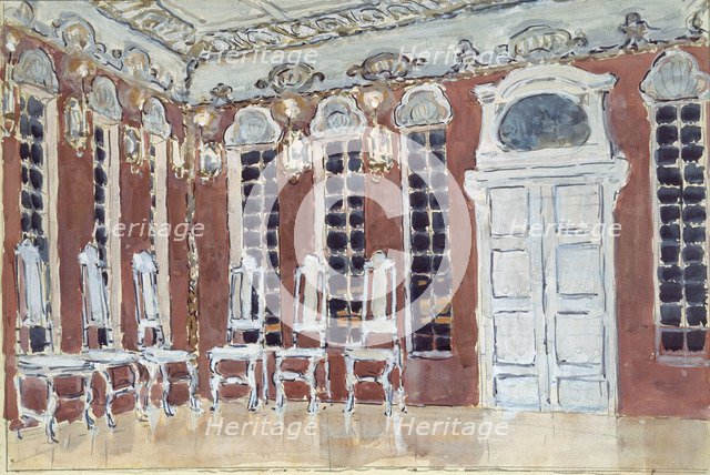 Stage design for the opera The Ice House by A. Koreshchenko, 1900. Artist: Golovin, Alexander Yakovlevich (1863-1930)