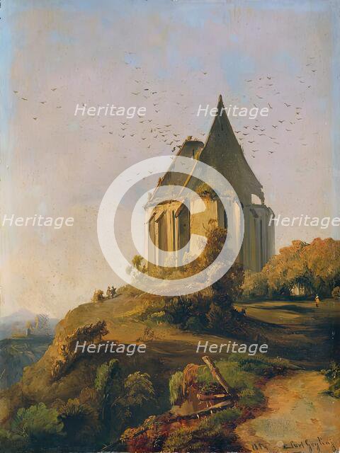 Church ruins, 1854. Creator: Carl Geyling.