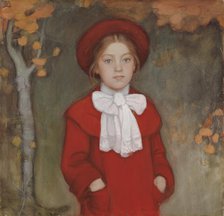 Leena, the Artist's Daughter, 1903. Creator: Eero Jarnefelt.