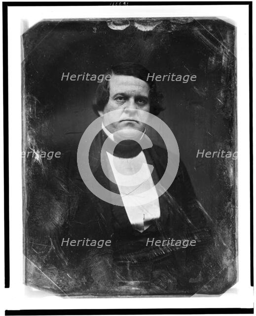 Howell Cobb, half-length portrait, facing front, between 1844 and 1860. Creator: Mathew Brady.