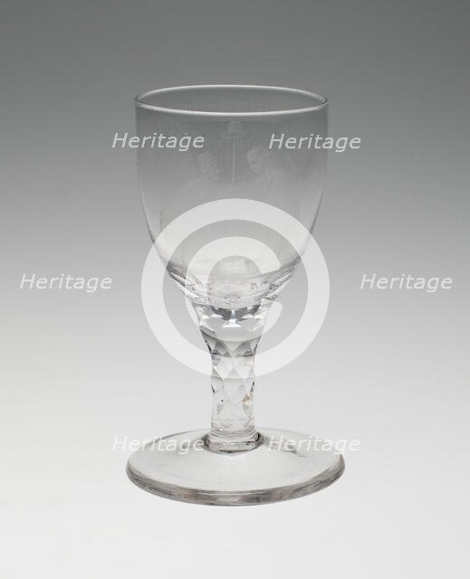 Wine Glass, England, January 26, 1795. Creator: Unknown.