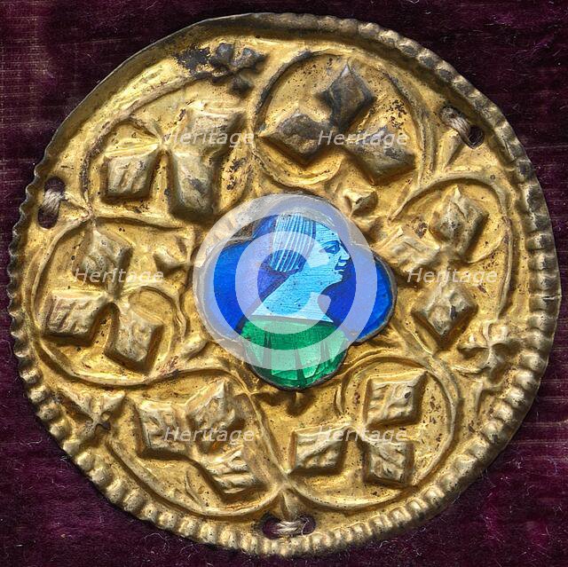 Costume Ornament with Profile Portrait, c. 1380/1400. Creator: Unknown.