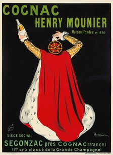 Henri Mounier Cognac, c. 1910. Creator: Cappiello, Leonetto (1875-1942).