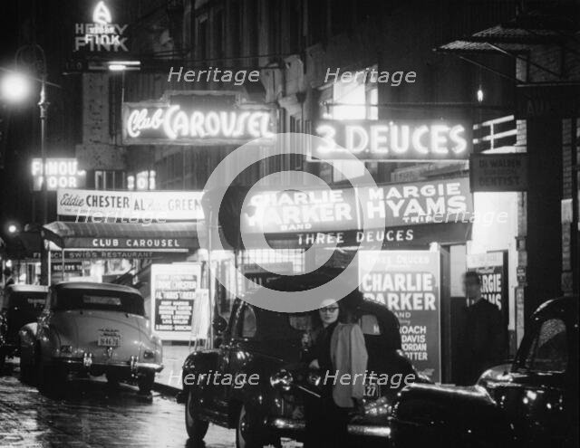 52nd Street, New York, N.Y., ca. 1948. Creator: William Paul Gottlieb.
