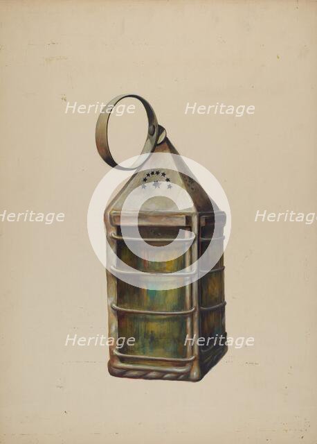 Lantern, c. 1938. Creator: Walter Hochstrasser.