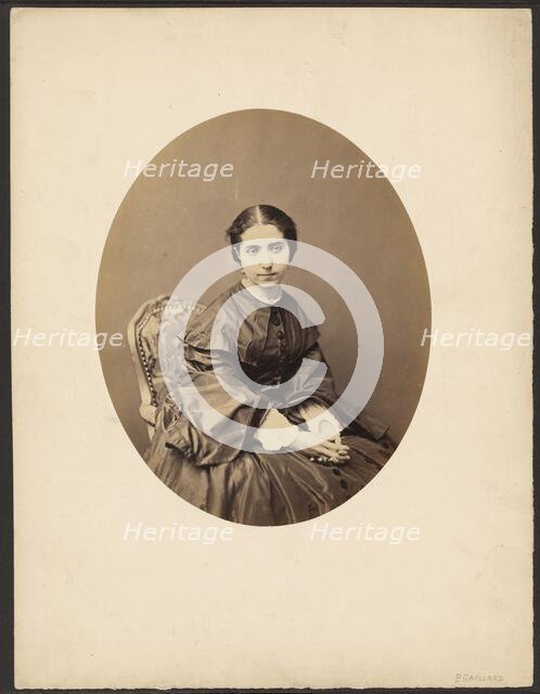 Portrait of a Woman, mid-19th century. Creator: Paul De Gaillard.