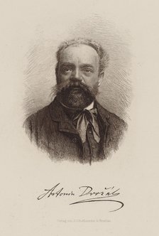 Portrait of the composer Antonin Dvorak (1841-1904), 1889.