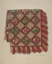 Table Scarf, c. 1938. Creator: Erwin Schwabe.