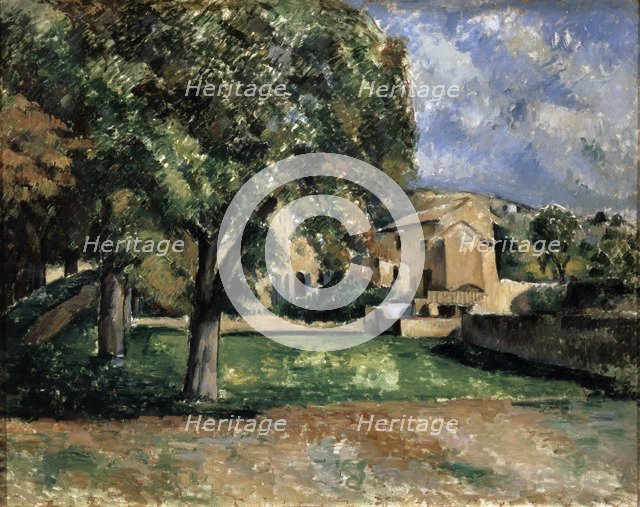 Trees in a Park, Jas de Bouffan', 1885-1887.  Artist: Paul Cezanne