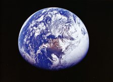 Earth from space, photographed by spacecraft Apollo 16, April 16 1972. Artist: Unknown