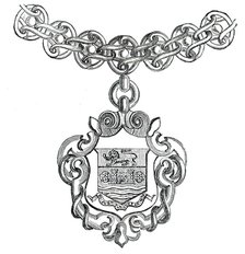 Mayoralty Chain for the Corporation of Carlisle, 1850. Creator: Unknown.