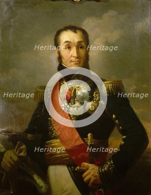 Portrait of Nicolas-Charles Oudinot, duc de Reggio (1767-1847), 1848. Creator: Pils, Isidore (1813-1875).