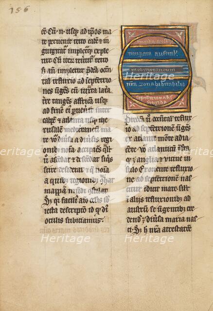 A Map of the Southern Zones; De Natura Avium; De Pastoribus et Ovibus, 1277 or after. Creator: Unknown.