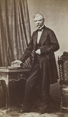 Portrait of Mikhail Naryshkin (1798-1863), 1860s. Artist: Anonymous  