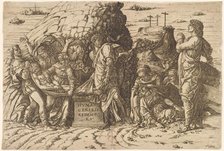 The Entombment, c. 1470/ 1475. Creator: Andrea Mantegna.
