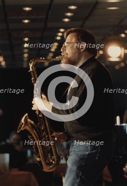 Lew Tabackin, Jazz Inn Party, Nordwijk, Netherlands, 1989. Creator: Brian Foskett.