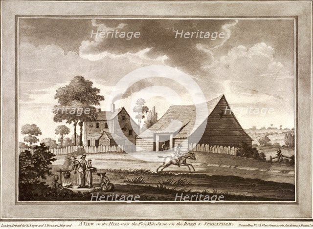 Hill in Brixton, London, 1782. Artist: Anon