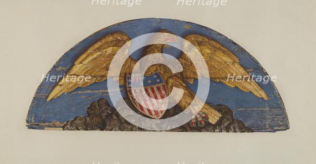 Sternpiece: Eagle, 1935/1942. Creator: Unknown.