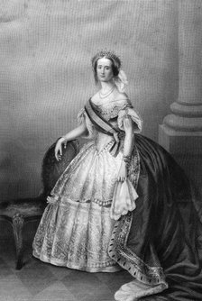 The Empress of the French, c1860.Artist: DJ Pound