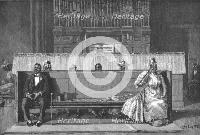 ''Publishing the Banns in the West Indies "For the First Time of Asking", 1891. Creator: C Haldane McFall.