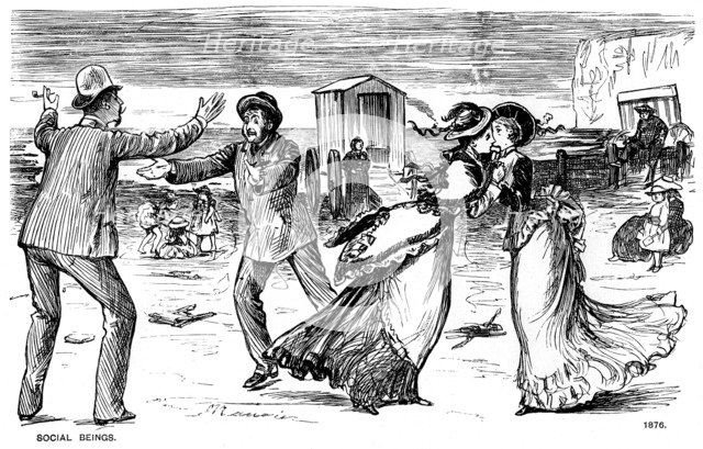 'Social Beings', 1876 (1891). Artist: George du Maurier