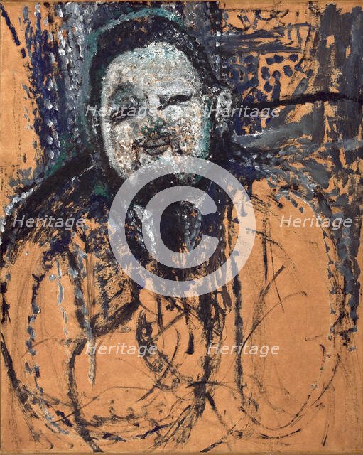 Portrait of Diego Rivera , 1916. Creator: Modigliani, Amedeo (1884-1920).