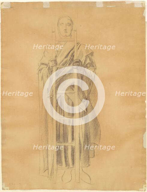 Study for "Dogma of the Redemption: Frieze of Angels" [verso], 1895-1903. Creator: John Singer Sargent.