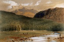 Loch Iregah (?) from the Dee at Inver (?), Aberdeenshire, 1889. Creator: James Billington Coughtrie.