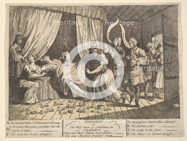 Cunicularii, or the Wise Men of Godlimon in Consultation, December 1726. Creator: William Hogarth.