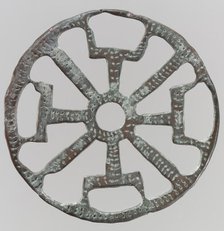 Openwork Belt Fitting, Frankish, 7th-8th century. Creator: Unknown.