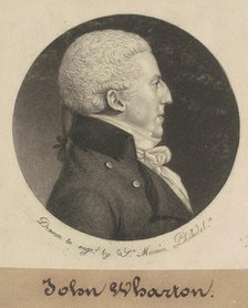 John Wharton, 1799. Creator: Charles Balthazar Julien Févret de Saint-Mémin.