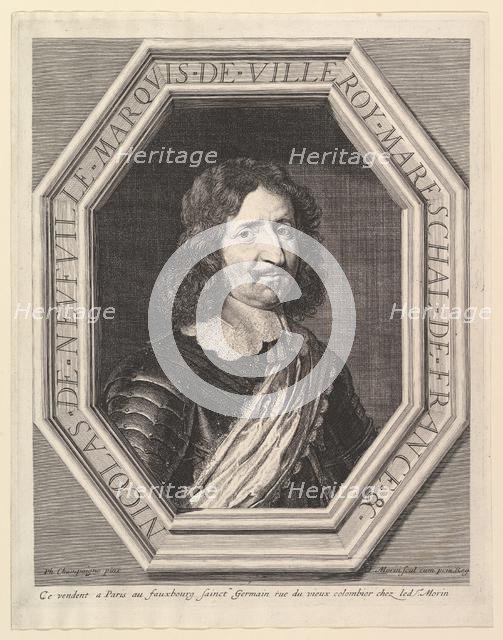 Nicolas de Neuville, marquis de Villeroy. Creator: Jean Morin.