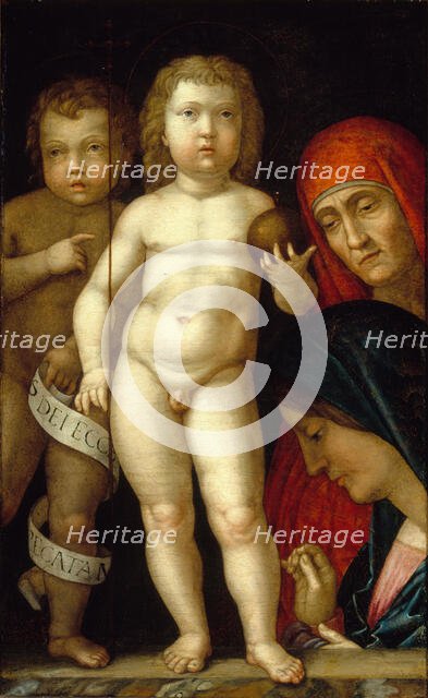 Salvator Mundi (Saviour of the World), 15th century. Creator: Mantegna; Andrea (1431-1506).