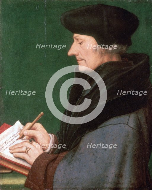 'Erasmus of Rotterdam', 1523. Artist: Hans Holbein the Younger