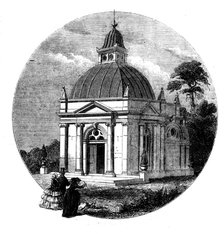 Mausoleum in Memory of Assheton Smith, Esq., at Tedworth, Wilts, 1858. Creator: Harvey Orrin Smith.