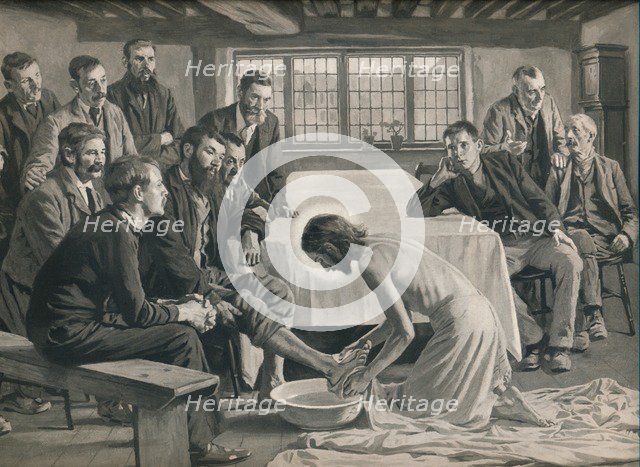 'But He That Is Greatest Among You Shall Be Your Servant', 1911, (1911). Artist: Gunning King.