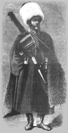 ''Cossack of the Line; The Caucasus', 1875. Creator: Unknown.