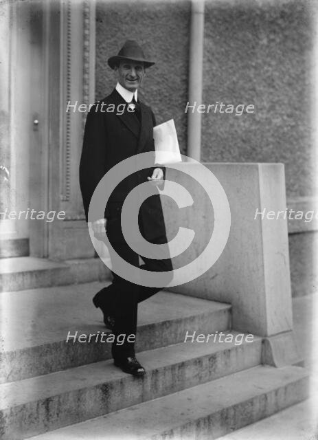 William Gibbs McAdoo, Secretary of The Treasury, 1916.  Creator: Harris & Ewing.