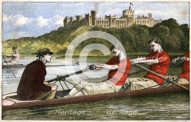 Rowing, 19th century(?). Artist: Unknown